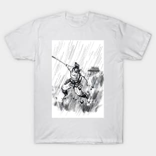 Samurai in the Rain T-Shirt